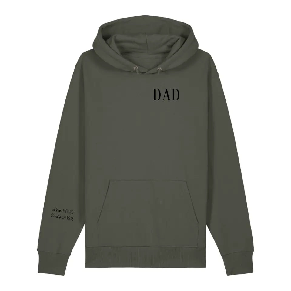 DAD/MOM - Bio Unisex Hoodie *personalisierbar*