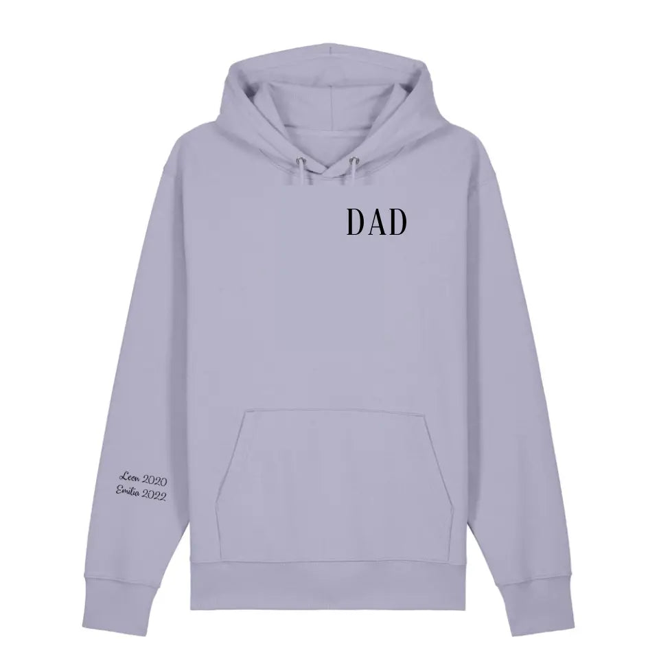 DAD/MOM - Bio Unisex Hoodie *personalisierbar*