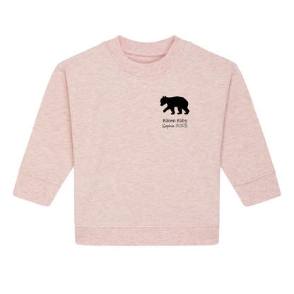 Bären Baby klein - Bio Baby Sweatshirt *personalisierbar*