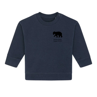 Bären Baby klein - Bio Baby Sweatshirt *personalisierbar*