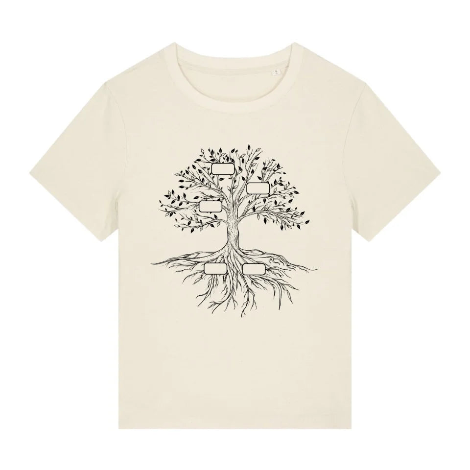 Family Tree - Bio Damen Shirt *personalisierbar*