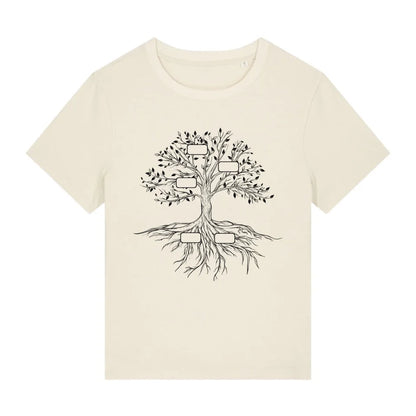 Family Tree - Bio Damen Shirt *personalisierbar*