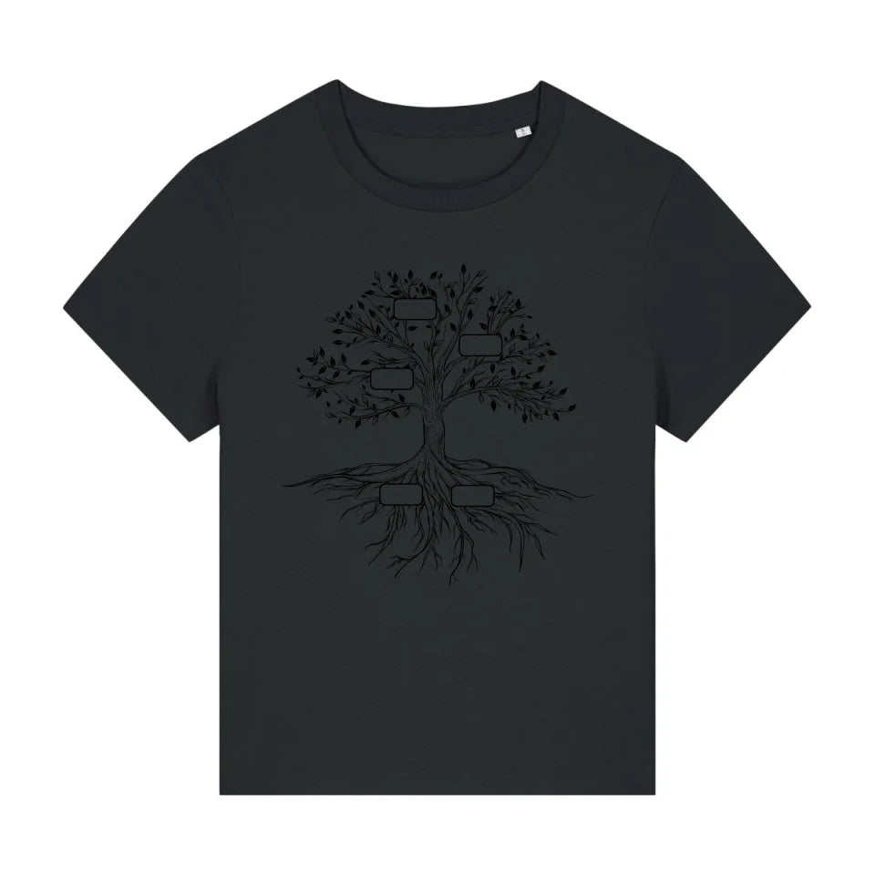 Family Tree - Bio Damen Shirt *personalisierbar*