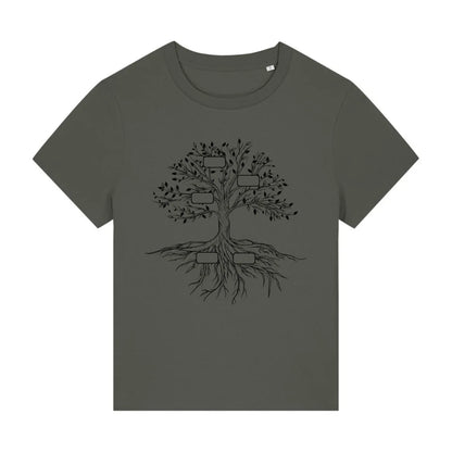 Family Tree - Bio Damen Shirt *personalisierbar*