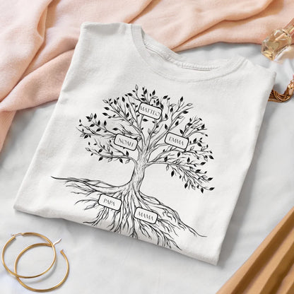 Family Tree - Bio Damen Shirt *personalisierbar*