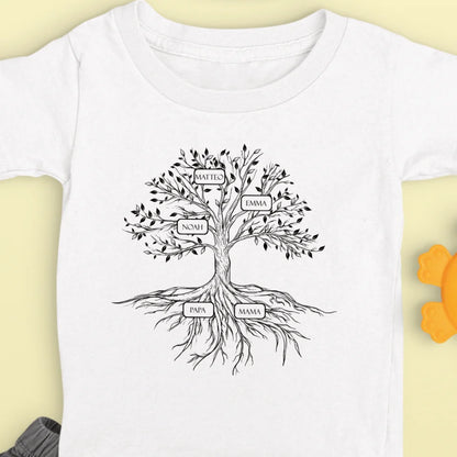 Family Tree - Bio Baby Shirt *personalisierbar*