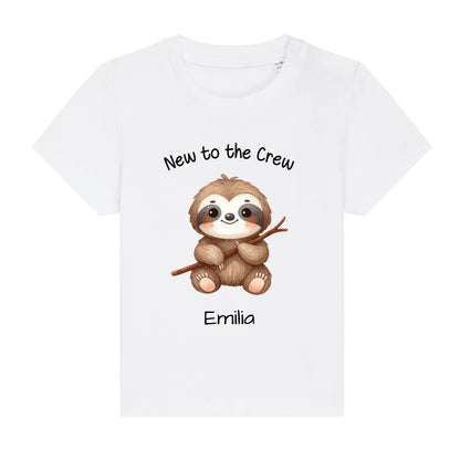 New to the Crew - Bio Baby Shirt *personalisierbar*