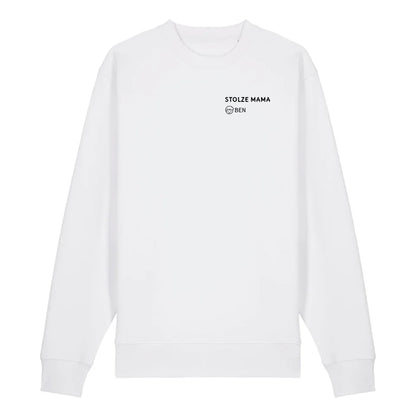 Stolze Mama - Bio Unisex Sweatshirt *personalisierbar* Changer Sweatshirt 2.0 ST ST White