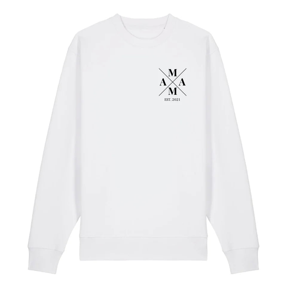 Mama Minimal - Bio Unisex Sweatshirt *personalisierbar*