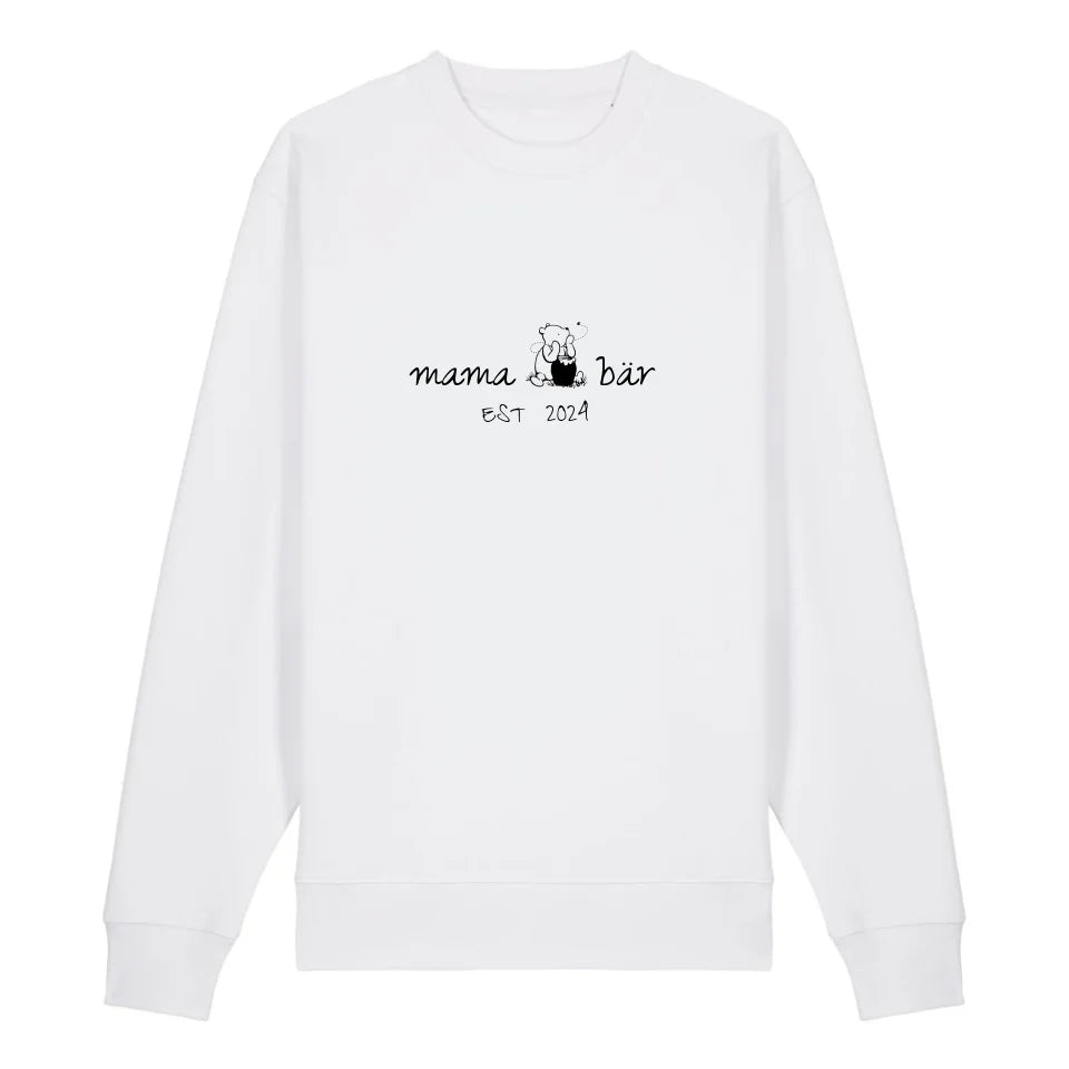 Mama Pu-Bär - Bio Unisex Sweatshirt *personalisierbar*