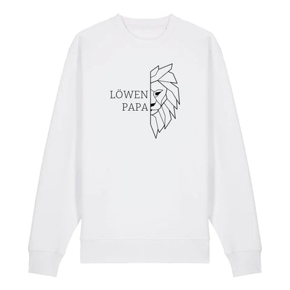 Löwen Papa - Bio Unisex Sweatshirt *personalisierbar (ohne Namen)*