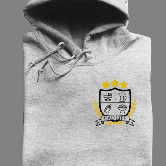 Dad/Mom Life Wappen - Bio Unisex Hoodie *personalisierbar*