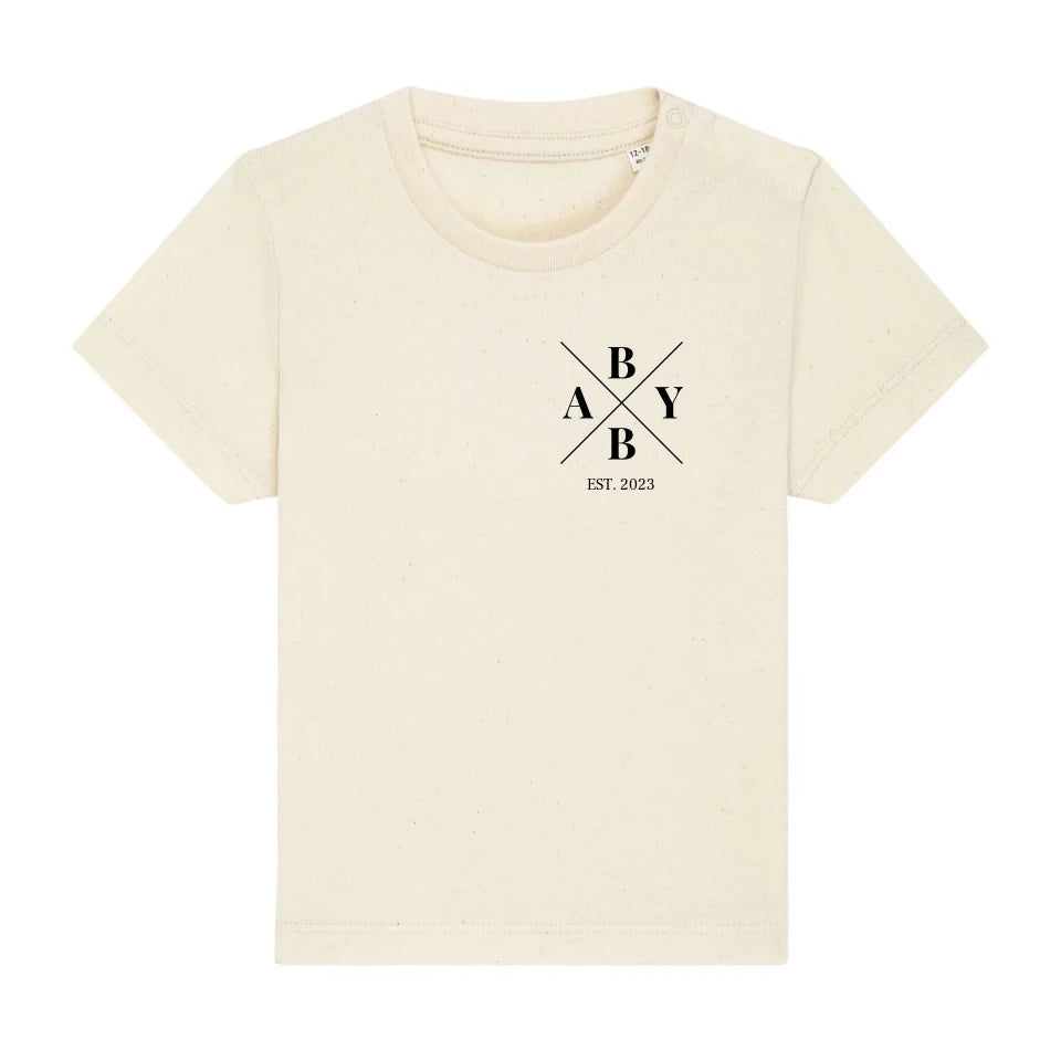 Baby Minimal - Bio Baby Shirt *personalisierbar* Baby Creator T-Shirt ST ST NEU Natural-Raw