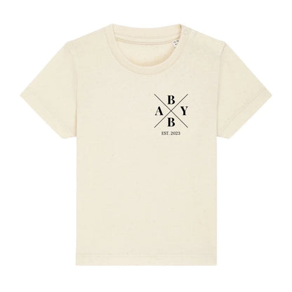 Baby Minimal - Bio Baby Shirt *personalisierbar* Baby Creator T-Shirt ST ST NEU Natural-Raw