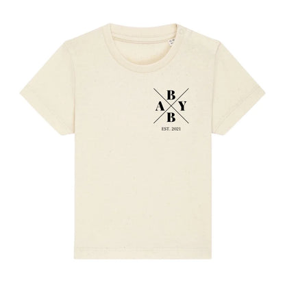 Baby Minimal + Symbole - Bio Baby Shirt *personalisierbar* Baby Creator T-Shirt ST ST NEU Natural-Raw