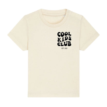 Cool Kids Club - Bio Baby Shirt *personalisierbar* Baby Creator T-Shirt ST ST NEU Natural-Raw