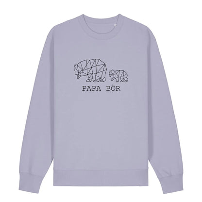 Papa Bör - Bio Unisex Sweatshirt *personalisierbar (1-4 Kinder ohne Namen)*