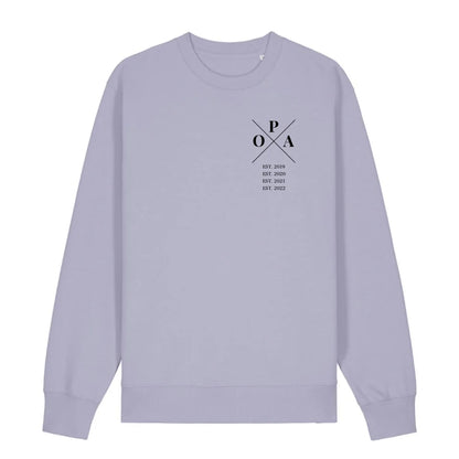 Opa Minimal - Bio Unisex Sweatshirt *personalisierbar*