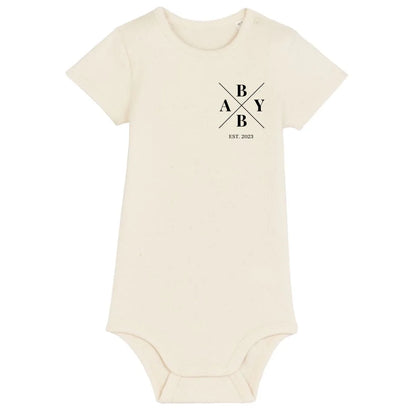 Baby Minimal - Bio Baby Body *personalisierbar* Baby Body ST ST Natural-Raw
