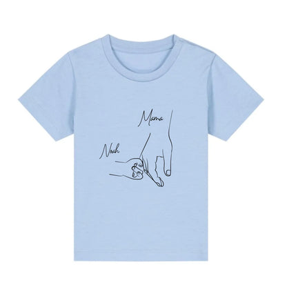 Hold my hand Mom - Bio Baby Shirt *personalisierbar*