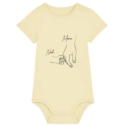 Hold my hand Mom - Bio Baby Body *personalisierbar*