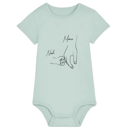 Hold my hand Mom - Bio Baby Body *personalisierbar*