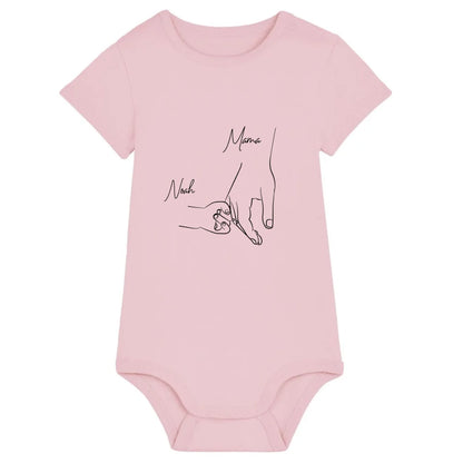 Hold my hand Mom - Bio Baby Body *personalisierbar*