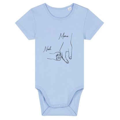 Hold my hand Mom - Bio Baby Body *personalisierbar*