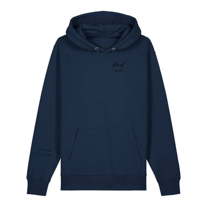 dad/mom handwritten + Ärmel - Bio Unisex Hoodie *personalisierbar* Cruiser Hoodie 2.0 ST ST French-Navy