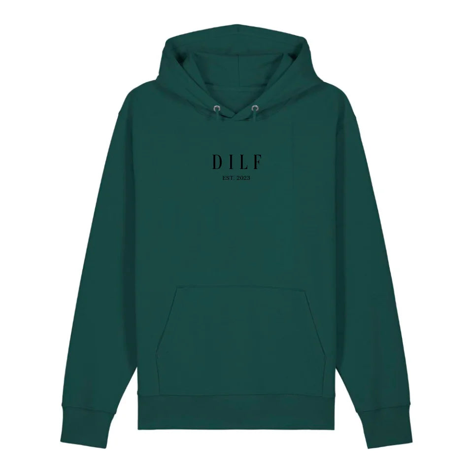 DILF - Bio Unisex Hoodie *personalisierbar*