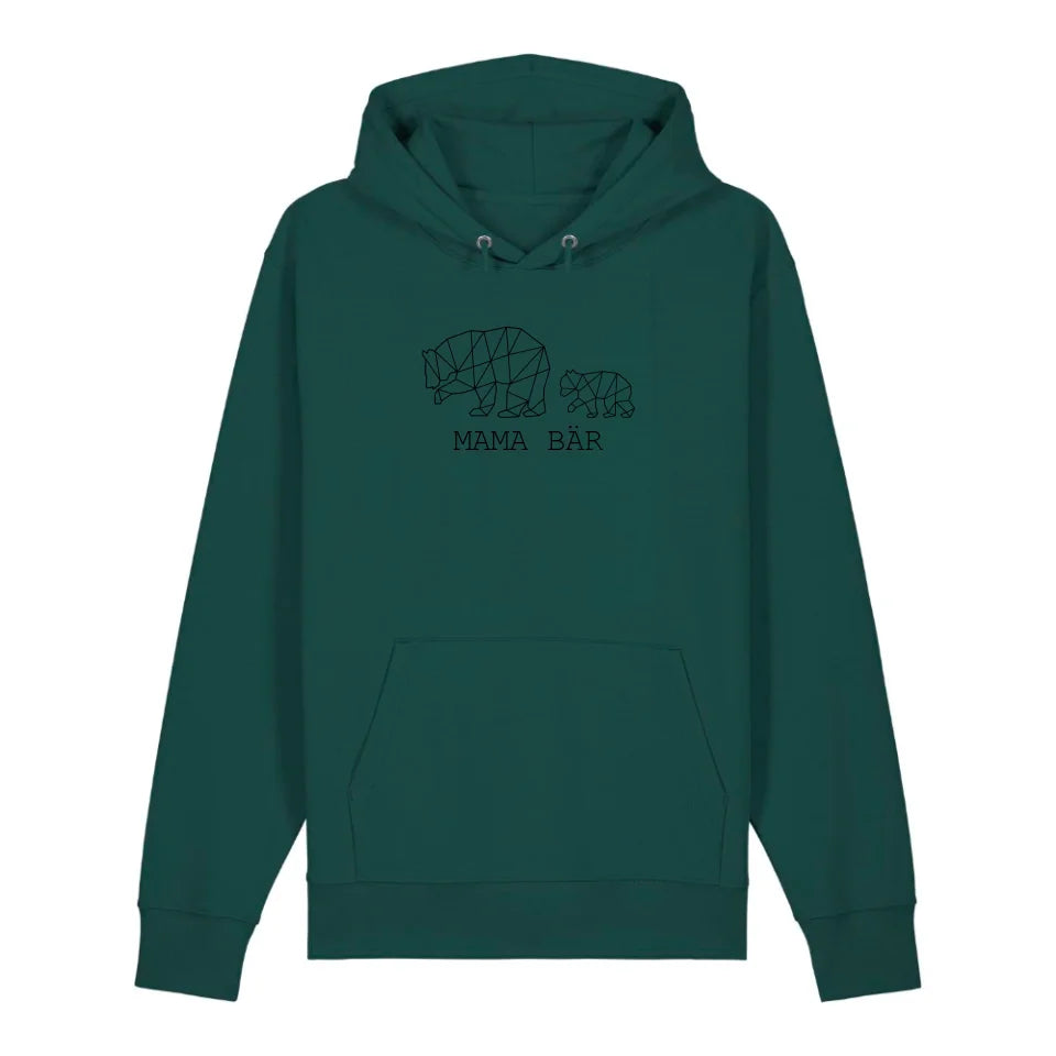 Mama Bär - Bio Unisex Hoodie *personalisierbar (1-4 Kinder ohne Namen)*