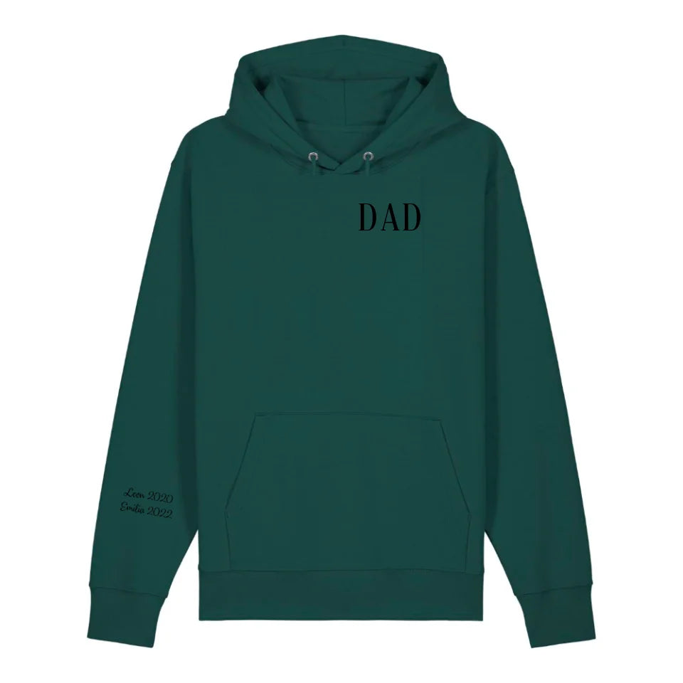 DAD/MOM - Bio Unisex Hoodie *personalisierbar*