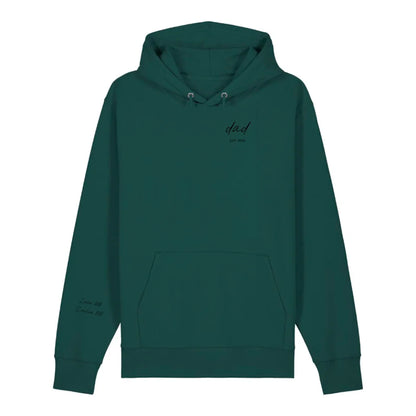 dad/mom handwritten + Ärmel - Bio Unisex Hoodie *personalisierbar*