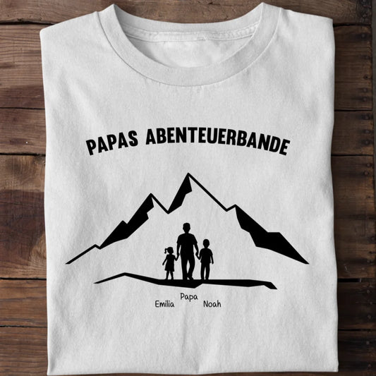 Papas Abenteuerbande - Bio Herren Shirt *personalisierbar*