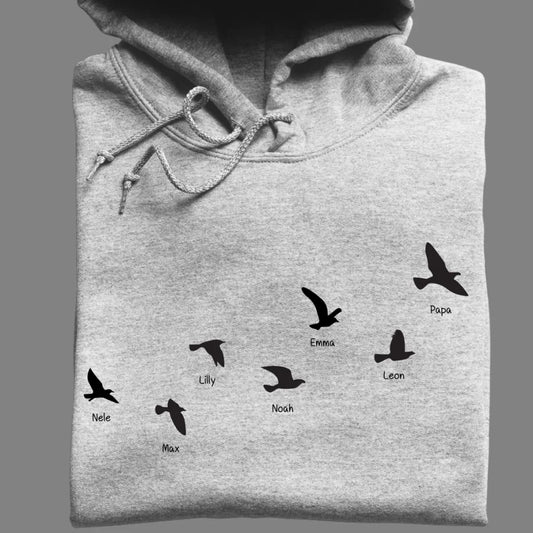 Fly with me - Bio Unisex Hoodie *personalisierbar*