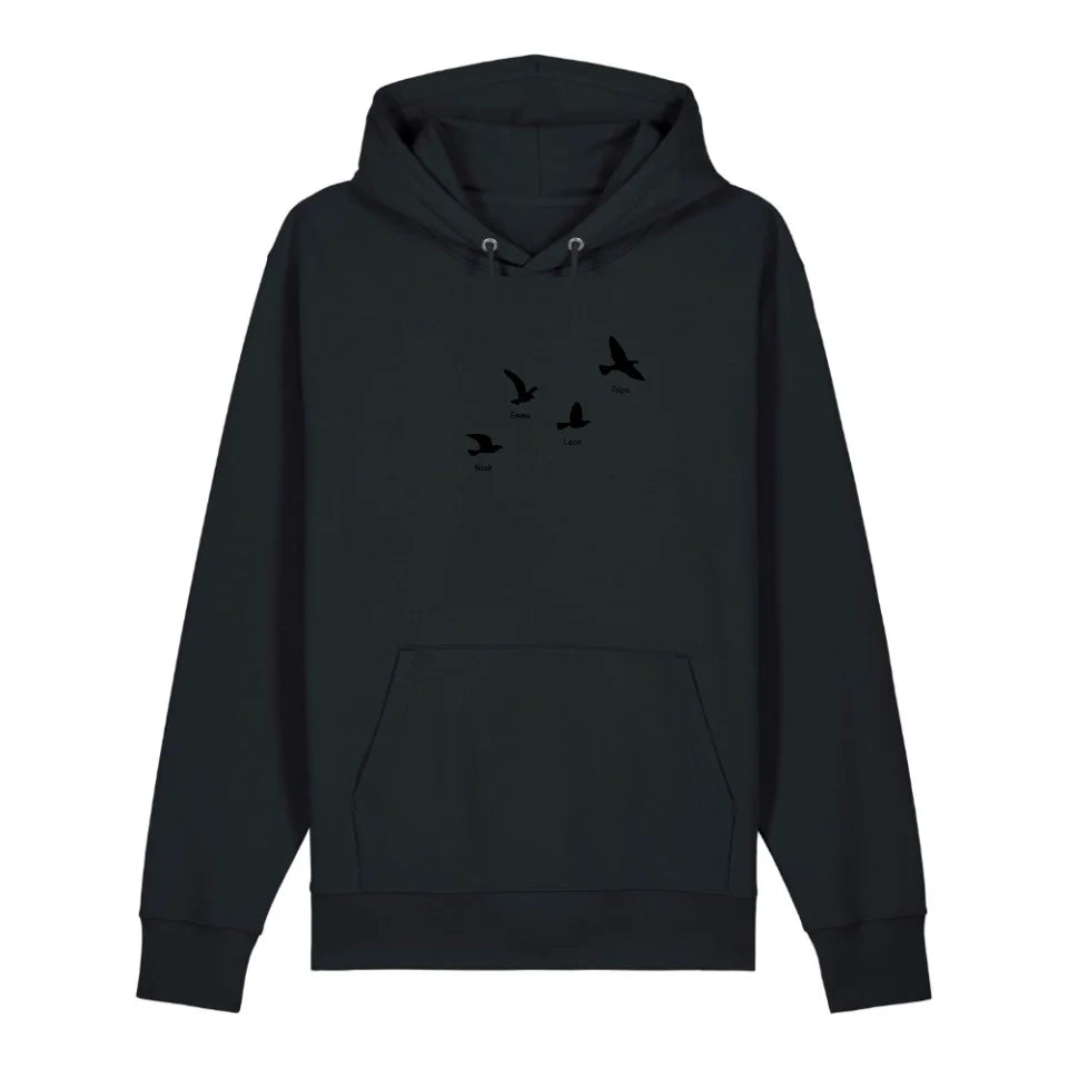 Fly with me - Bio Unisex Hoodie *personalisierbar*