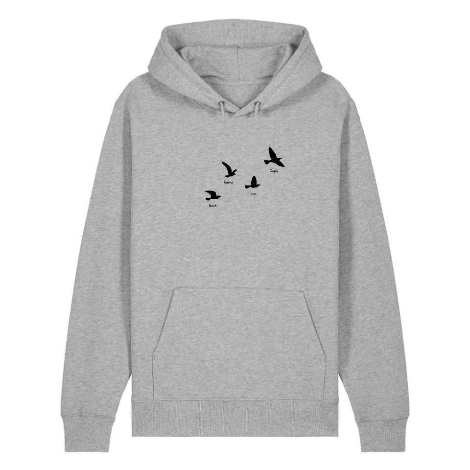 Fly with me - Bio Unisex Hoodie *personalisierbar*