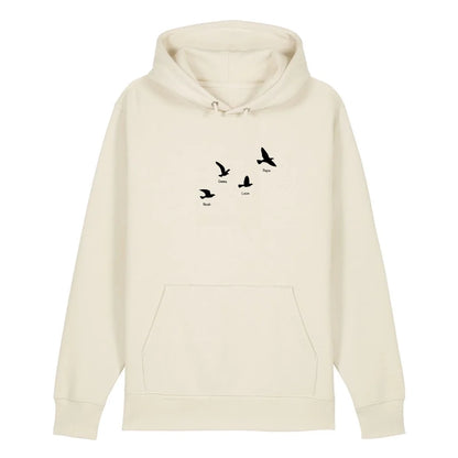 Fly with me - Bio Unisex Hoodie *personalisierbar*