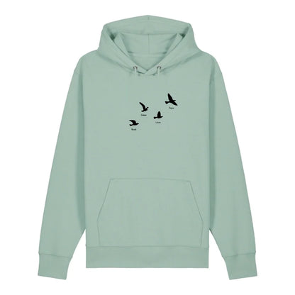 Fly with me - Bio Unisex Hoodie *personalisierbar*