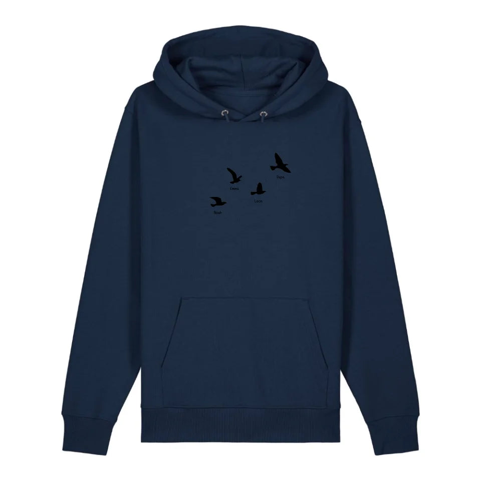 Fly with me - Bio Unisex Hoodie *personalisierbar*