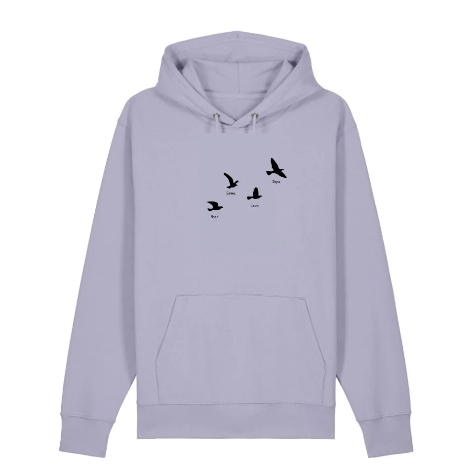 Fly with me - Bio Unisex Hoodie *personalisierbar*