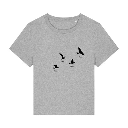 Fly with me - Bio Damen Shirt *personalisierbar*