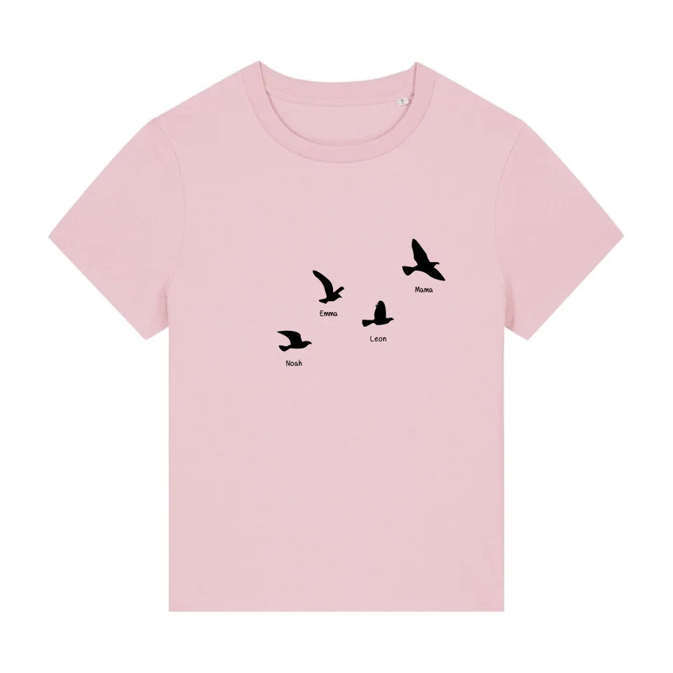 Fly with me - Bio Damen Shirt *personalisierbar*