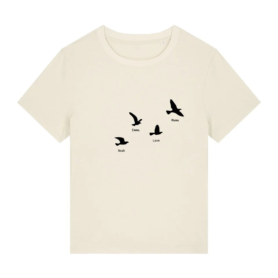 Fly with me - Bio Damen Shirt *personalisierbar*