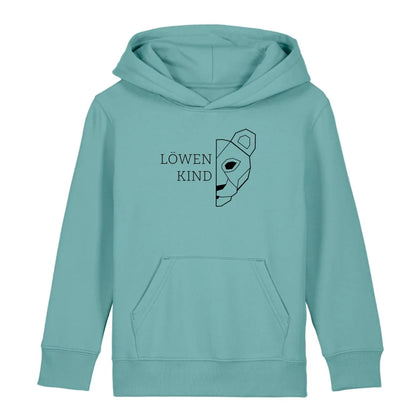 Löwen Kind - Bio Kinder Hoodie *personalisierbar (ohne Namen)*