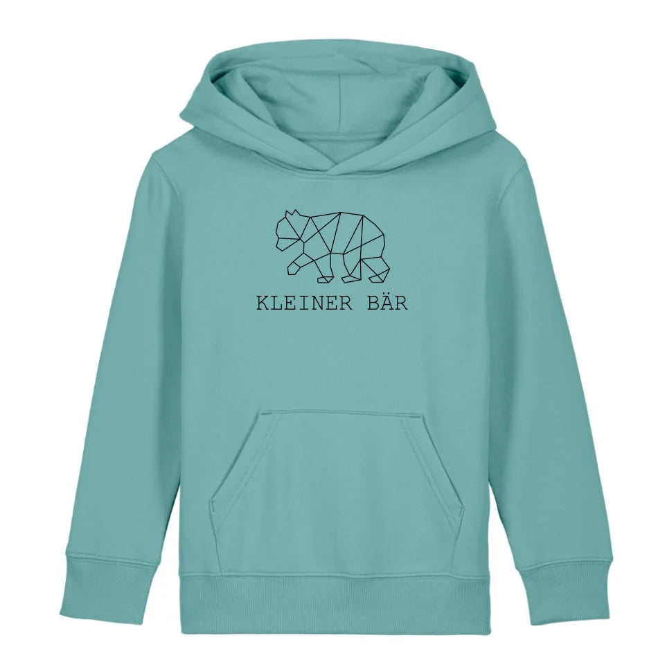 Kleiner Bär - Bio Kinder Hoodie *personalisierbar (ohne Namen)*