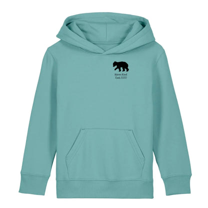 Bären Kind klein - Bio Kinder Hoodie *personalisierbar*