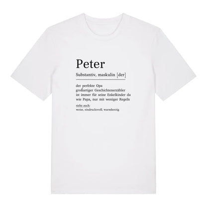 Opa Definition - Bio Herren Shirt *personalisierbar*