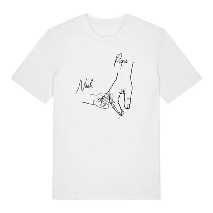 Hold my hand Dad - Bio Herren Shirt *personalisierbar*