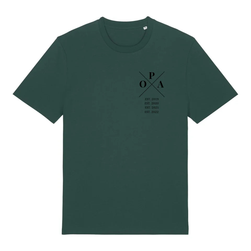 Opa Minimal - Bio Herren Shirt *personalisierbar*